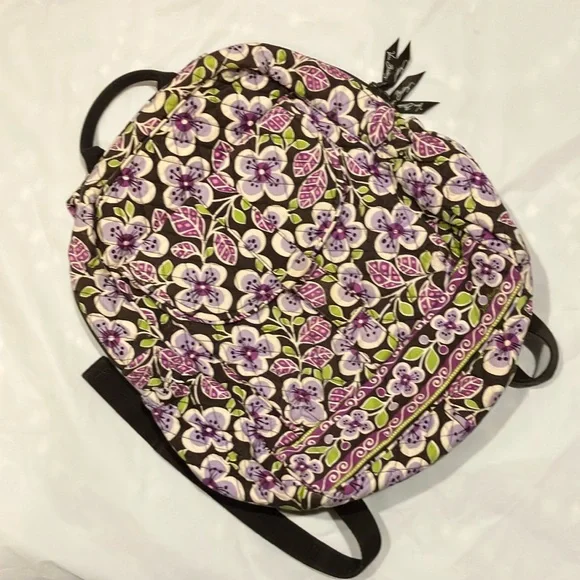 Vera Bradley | Bags | Euc Vera Bradley Plum Petals Backpack  display picture 1